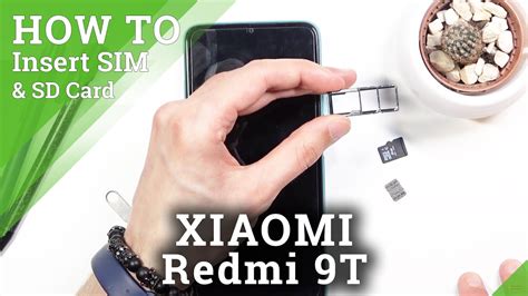 How to put the SD card in the Xiaomi Mi 9T Pro.